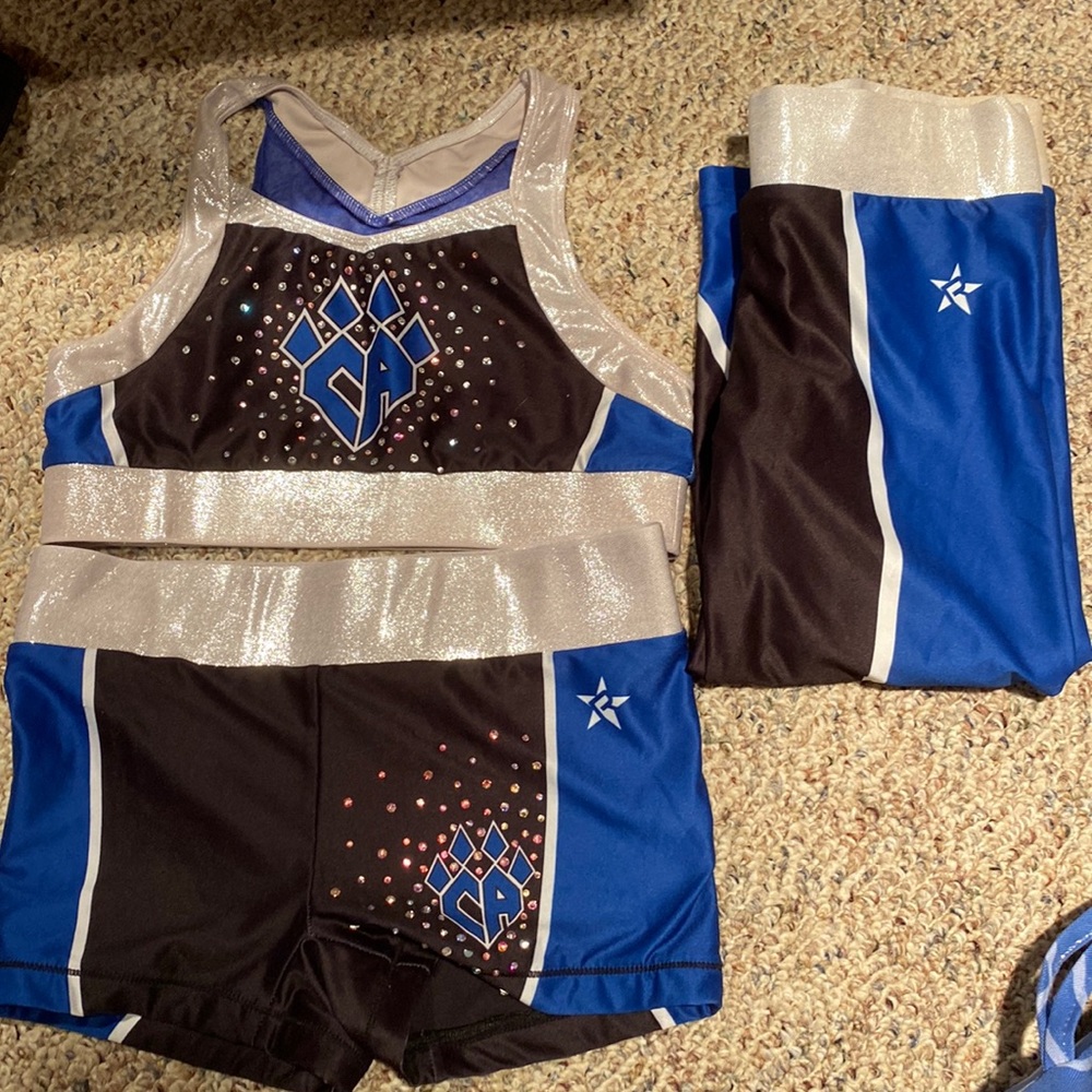 Cheer Athletics 3 piece practice wear